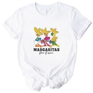 Margaritas Por Favor The Three Caballeros Retro Movie Fan Unisex Tee T-Shirt